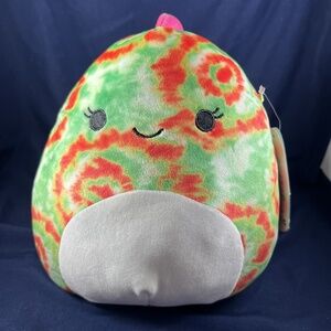 Squishmallows Winifred #798 Dinosaur Plush Tie-Dye Soft Cuddle Adorable Squishy